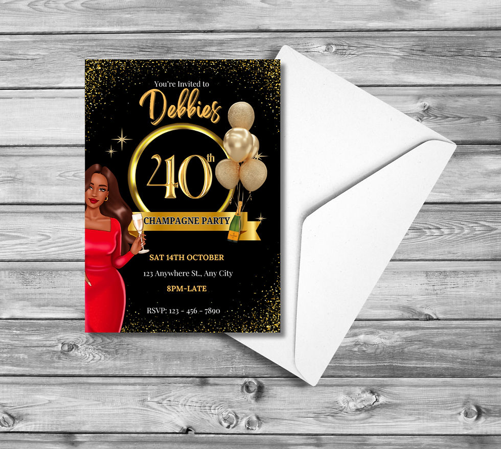 Thumbnail: 20th/30th/40th Birthday party Invitations
