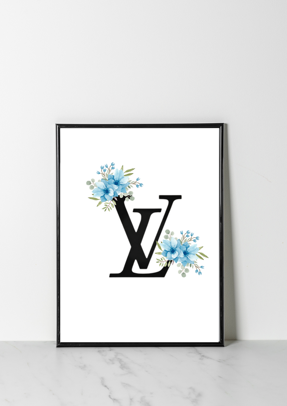 Thumbnail: Floral handbag designs wall art
