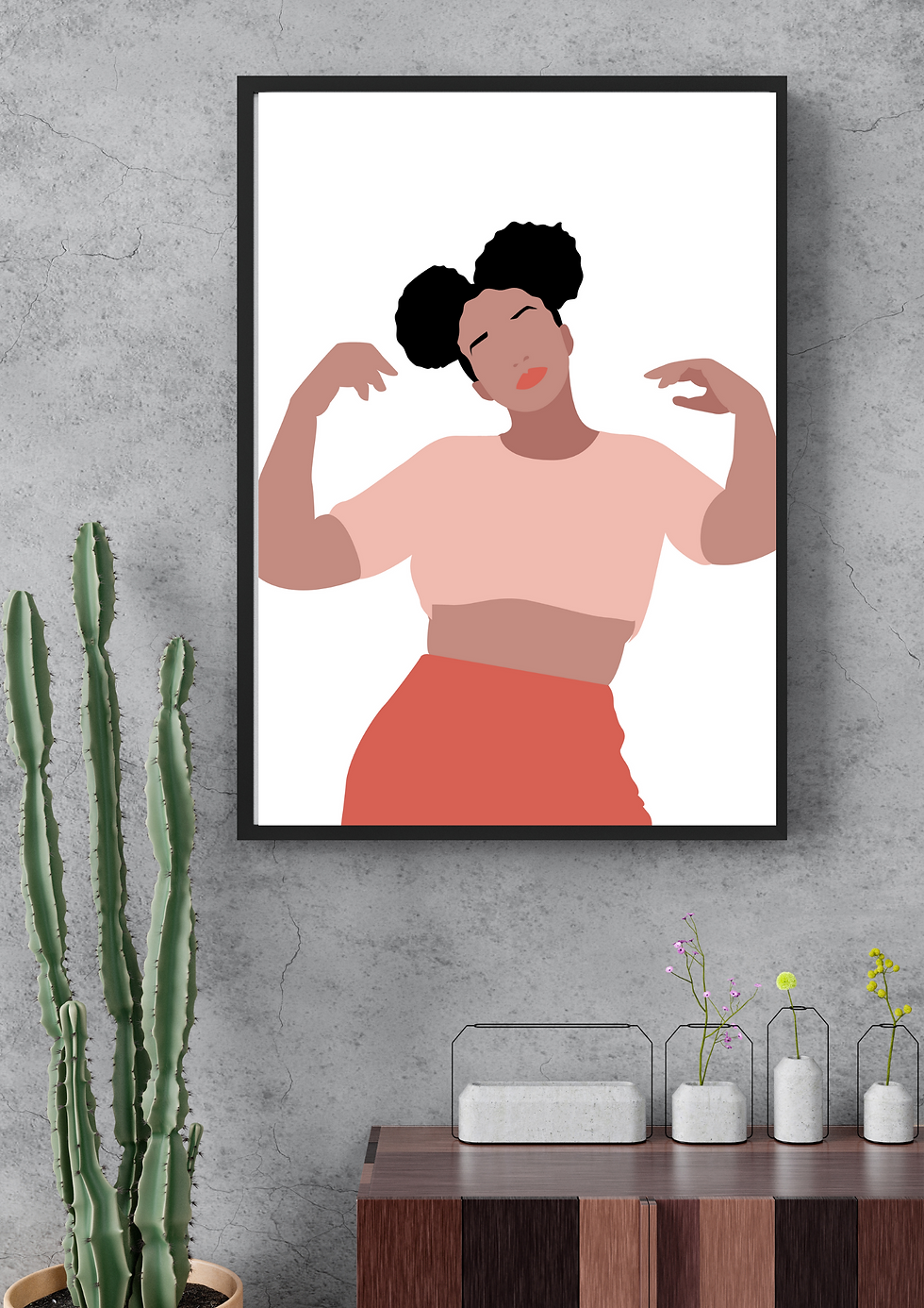 Thumbnail: Woman wall art