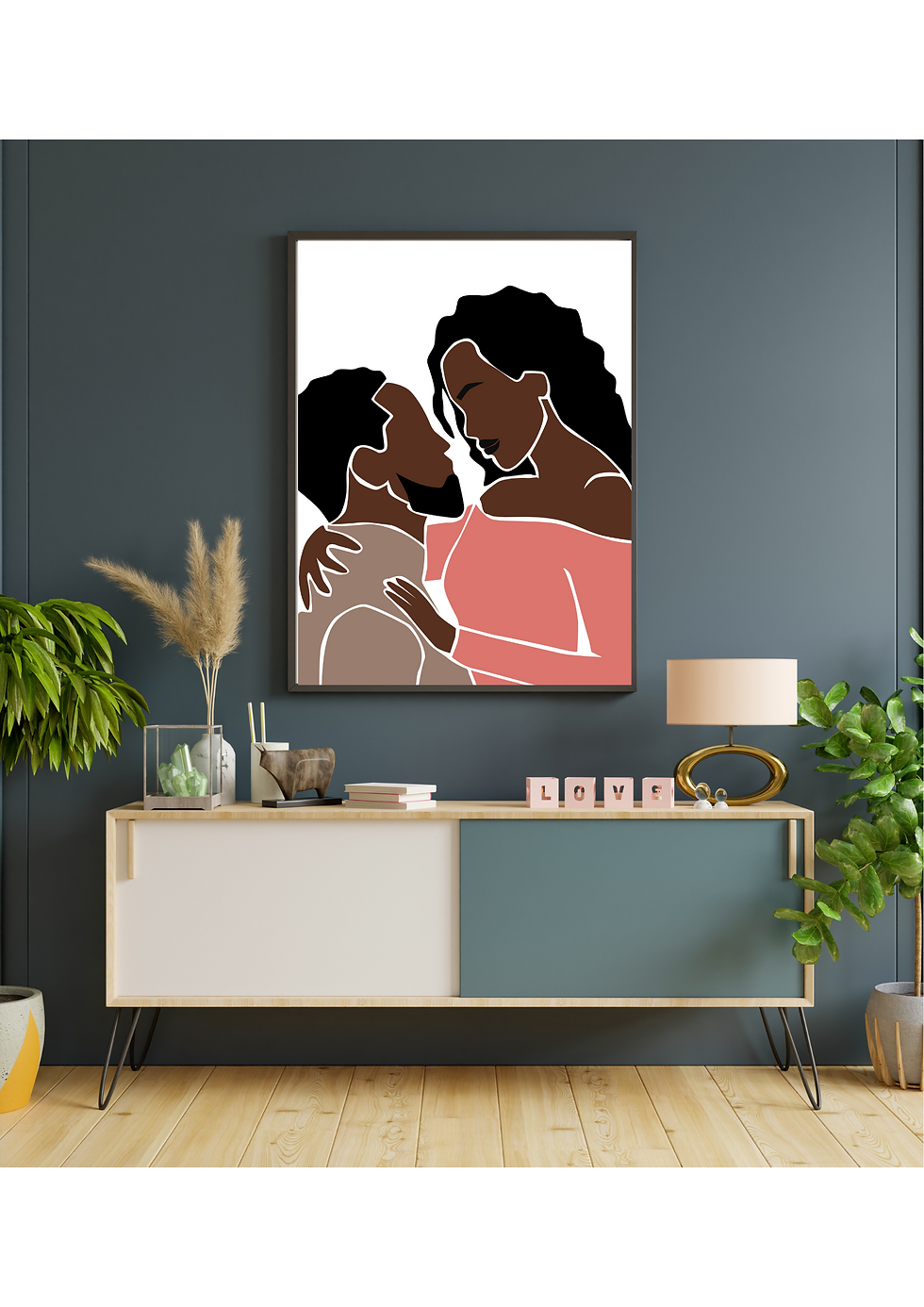Thumbnail: Couple wall art