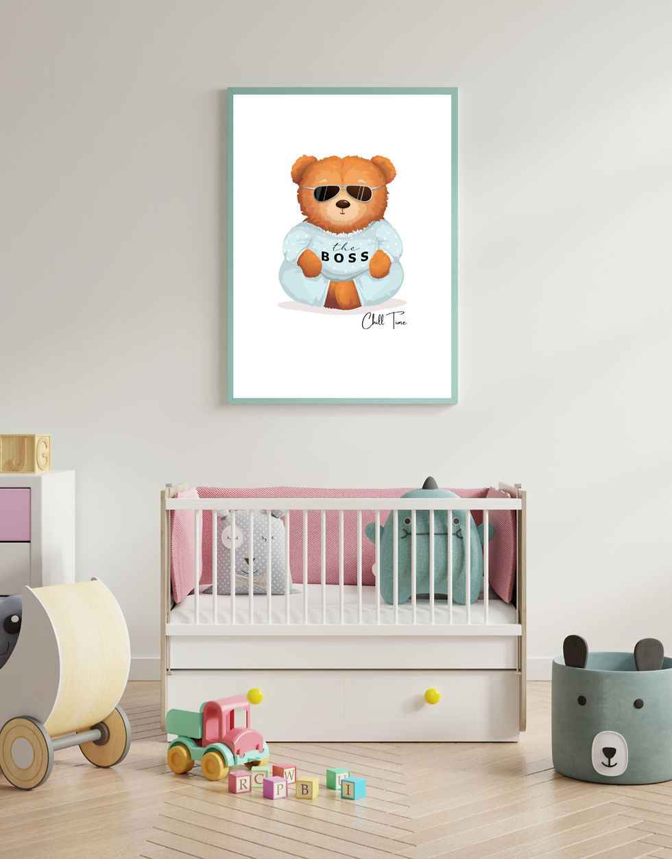 Thumbnail: Bear Trio print  x3