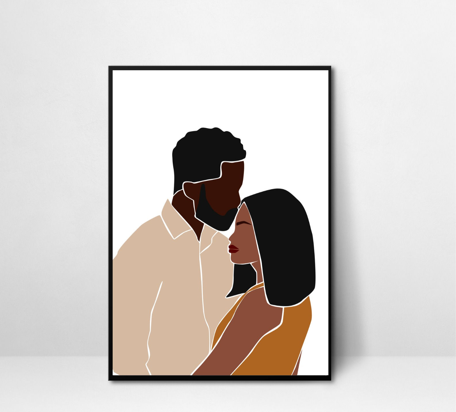 Couple wall art
