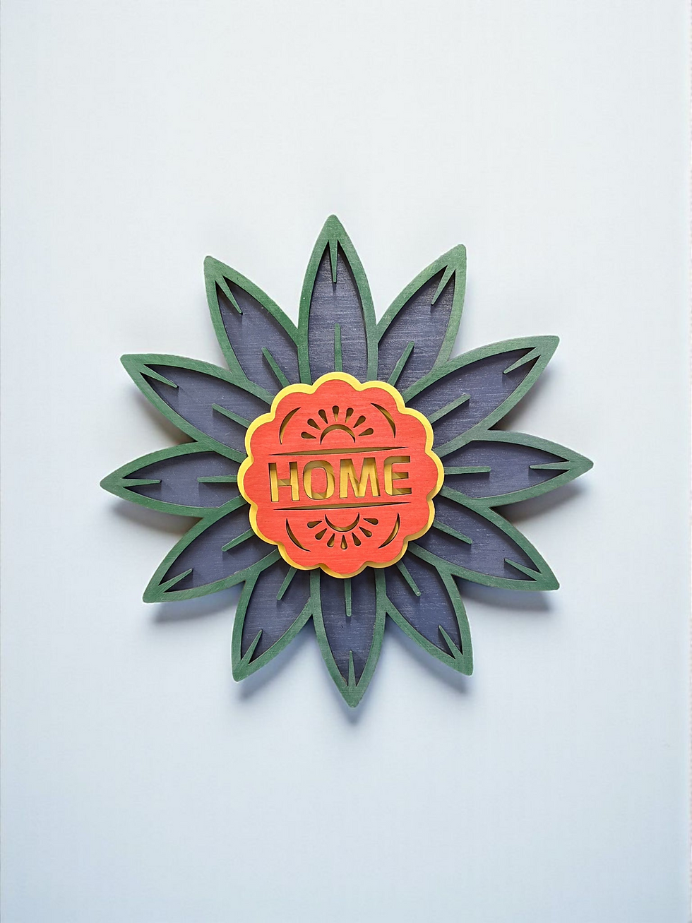 Thumbnail: Home Floral Spring Wooden Wall Sign