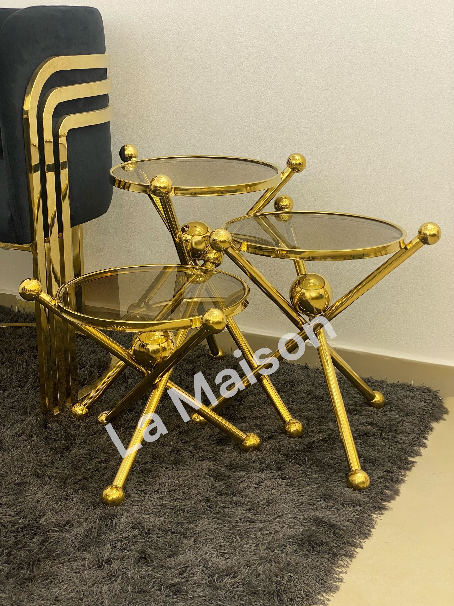 طقم ثلاثى ستانلس (كره)