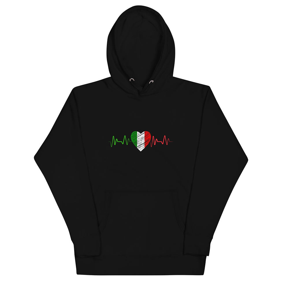 Miniatura: Hoodie (unisex) - Cuore italiano