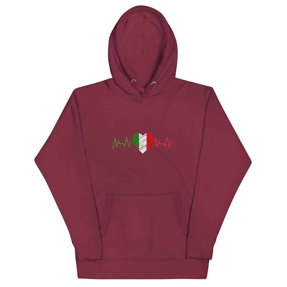 Miniatura: Hoodie (unisex) - Cuore italiano