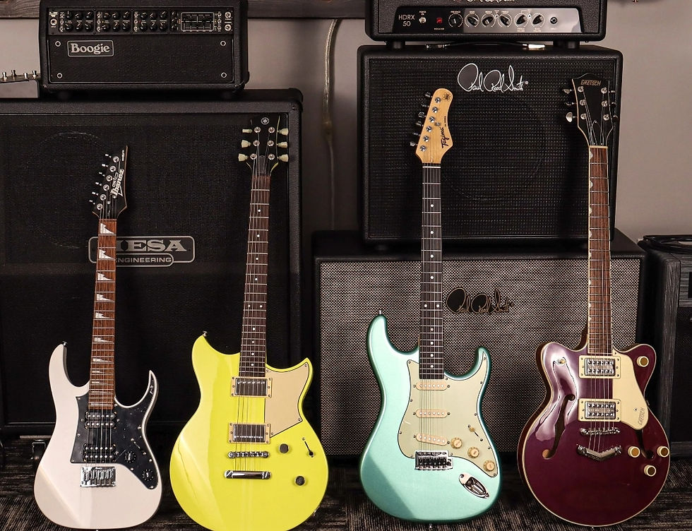 Selection Of Electric Guitars