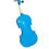 Thumbnail: GEAR4MUSIC Blue Violin With Bow And Carry Case