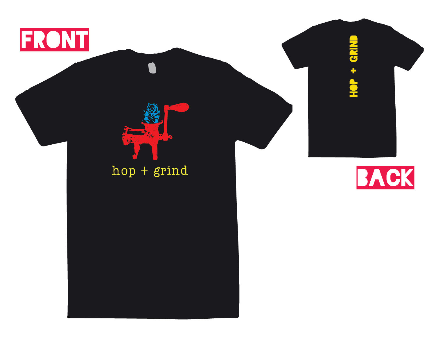 hop+ grind logo (red, blue + yellow)