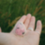 Thumbnail: pink petalite teardrop ring 6