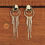 Thumbnail: white buffalo fringe earrings