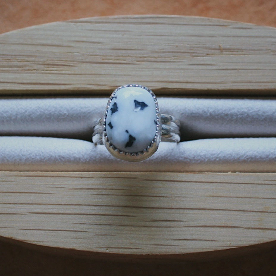 Thumbnail: white buffalo pinky ring 3