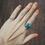 Thumbnail: square turquoise ring 7.5