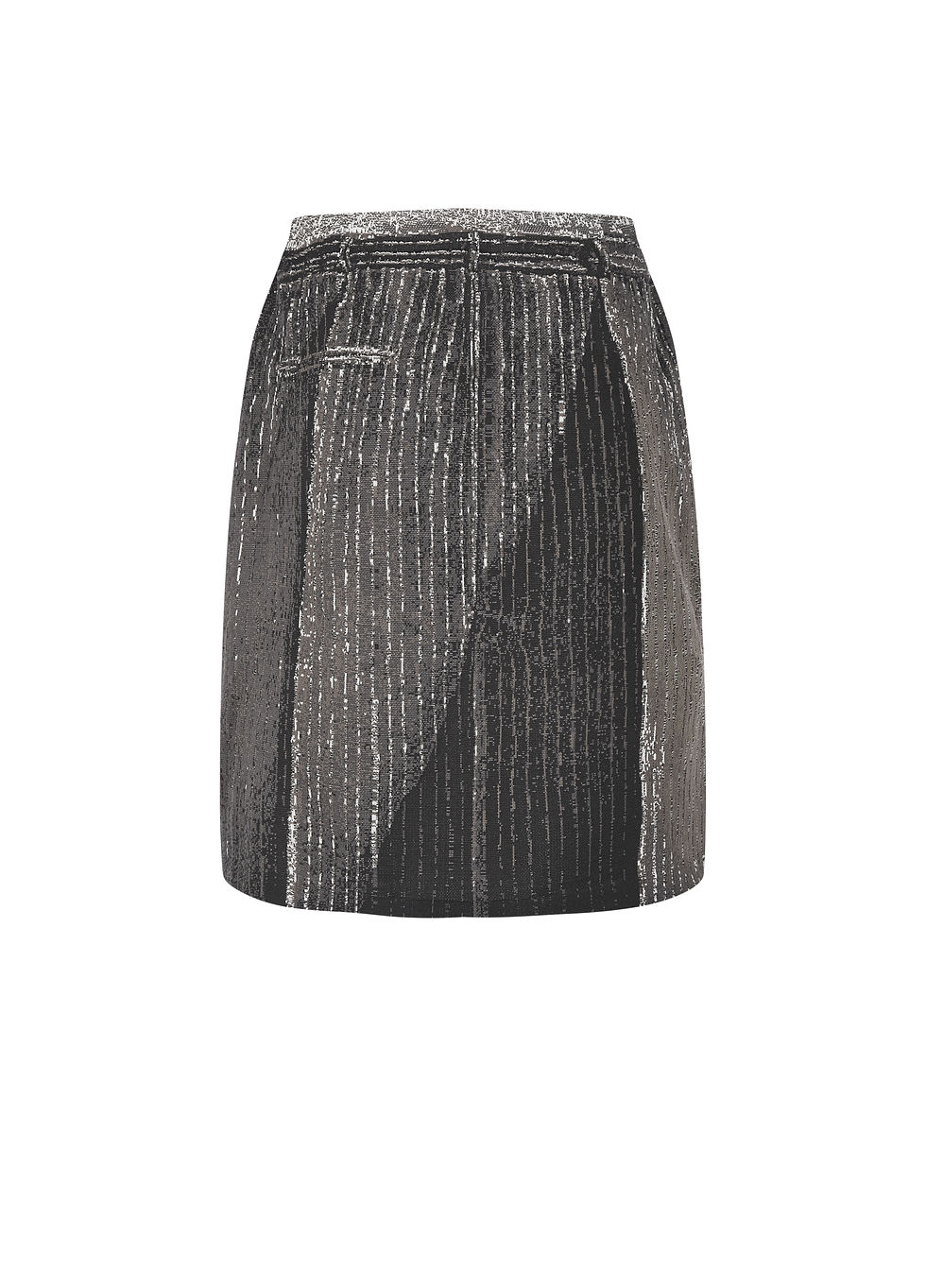 Thumbnail: Mid-Length stretch waist skirt