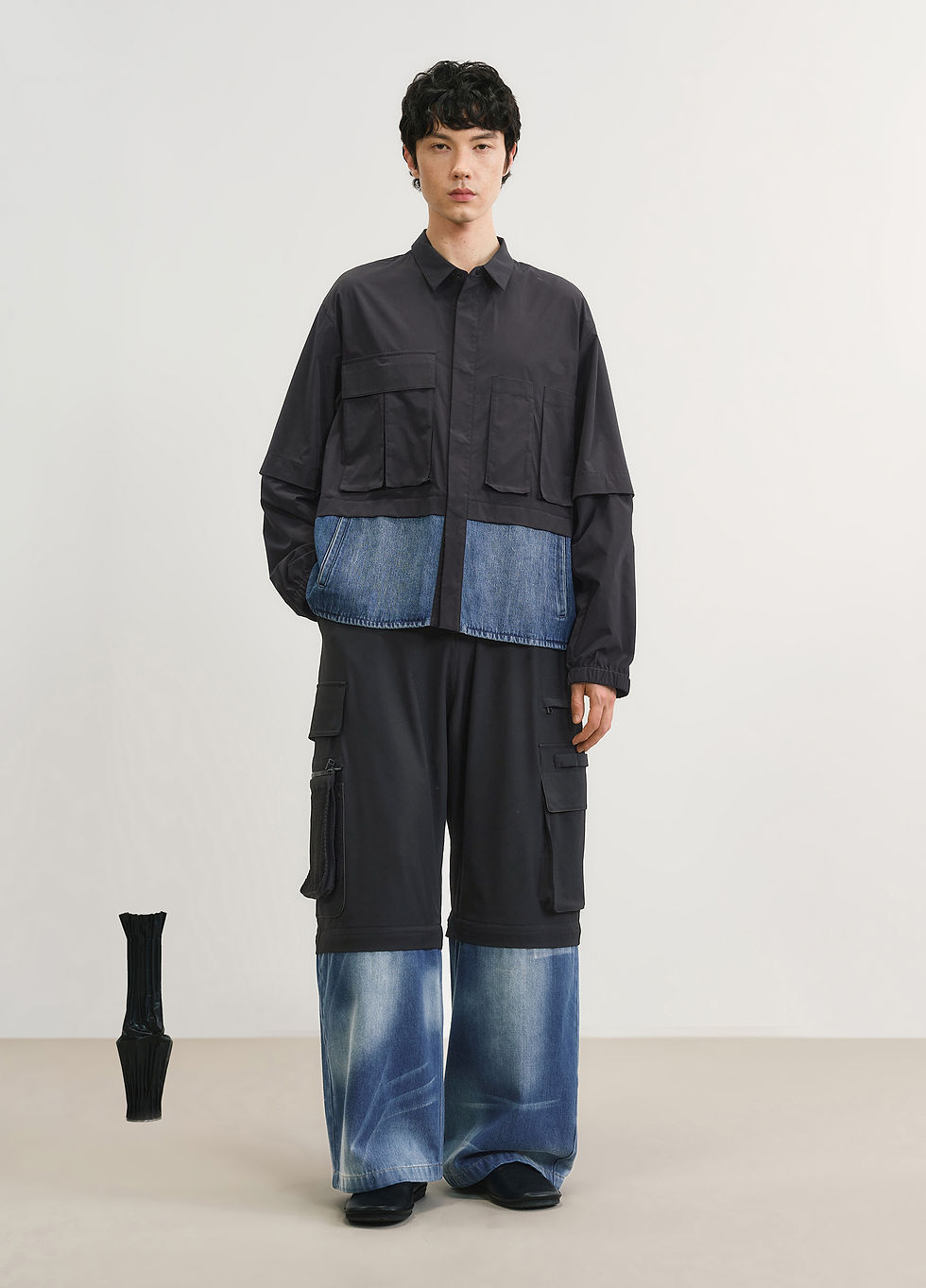 Thumbnail: Panelled cargo trousers