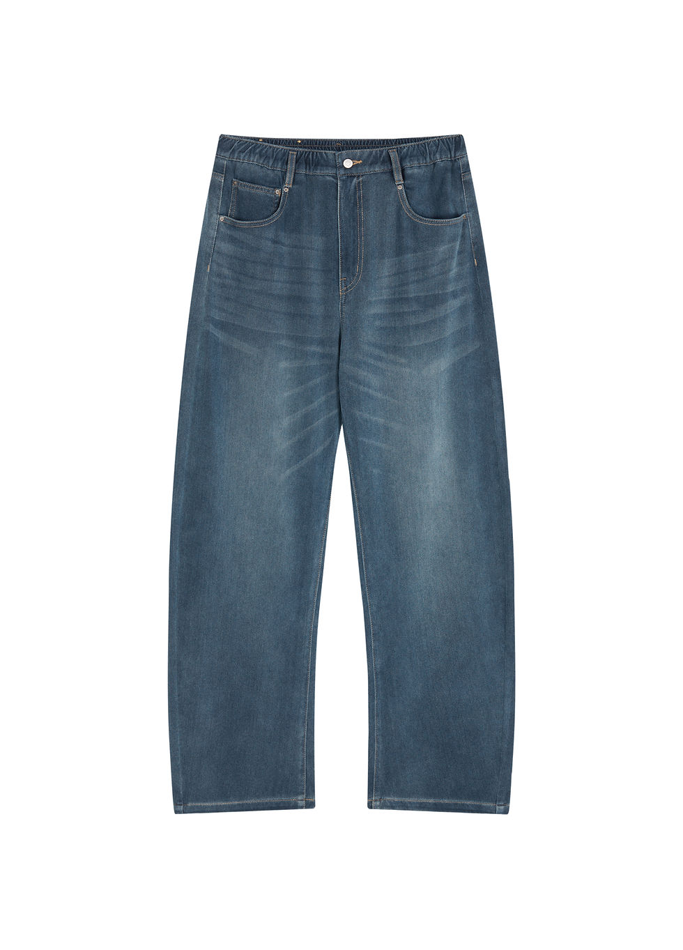 Thumbnail: Light-wash banana jeans