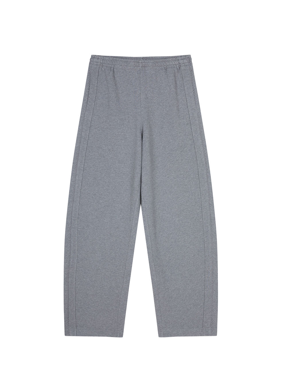 Thumbnail: Drawstring trim cotton long pants