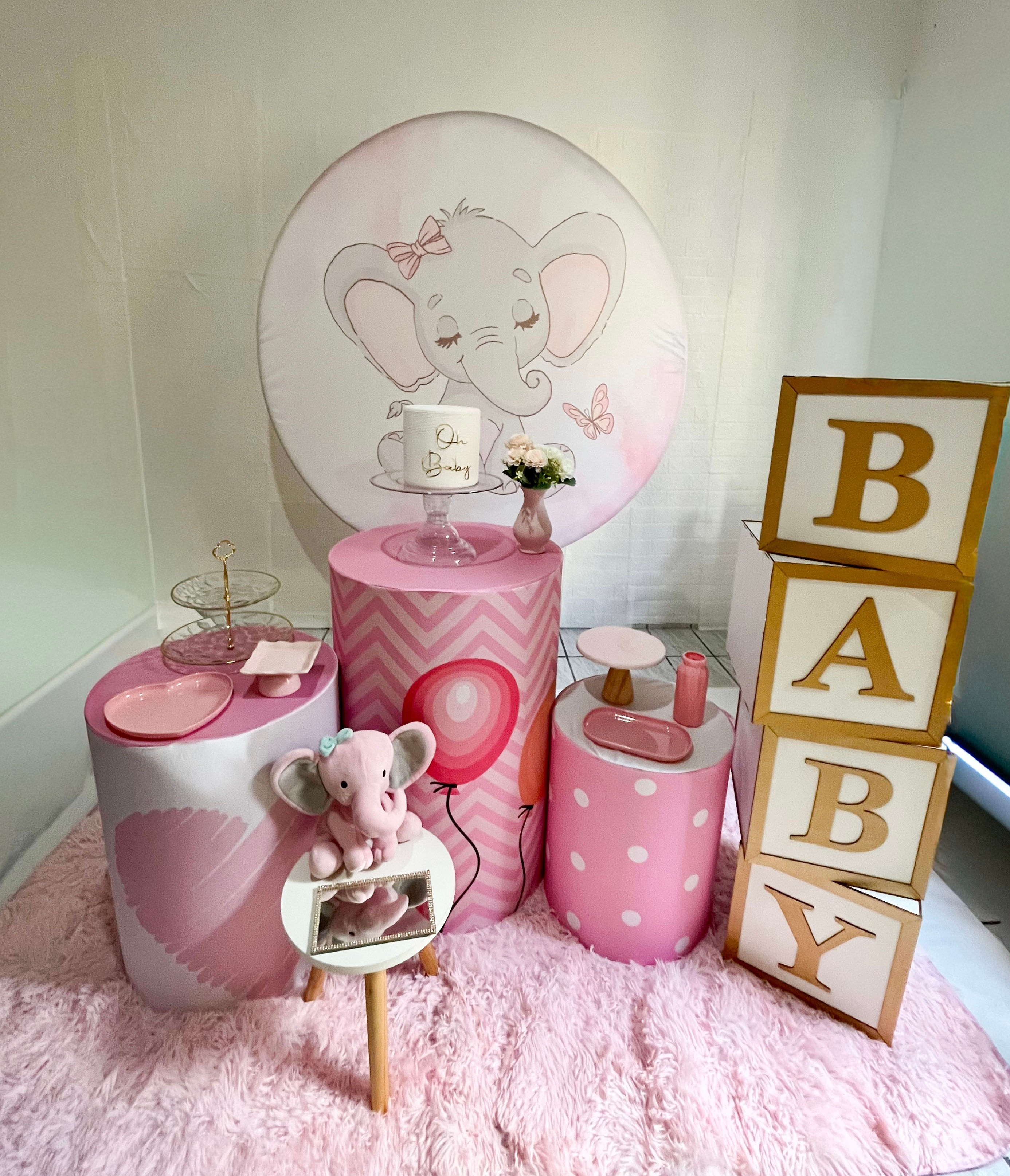 Elefante Rosa | Chá de bebê