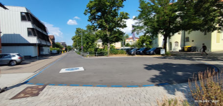 Von Unterführung Benzstraße aus