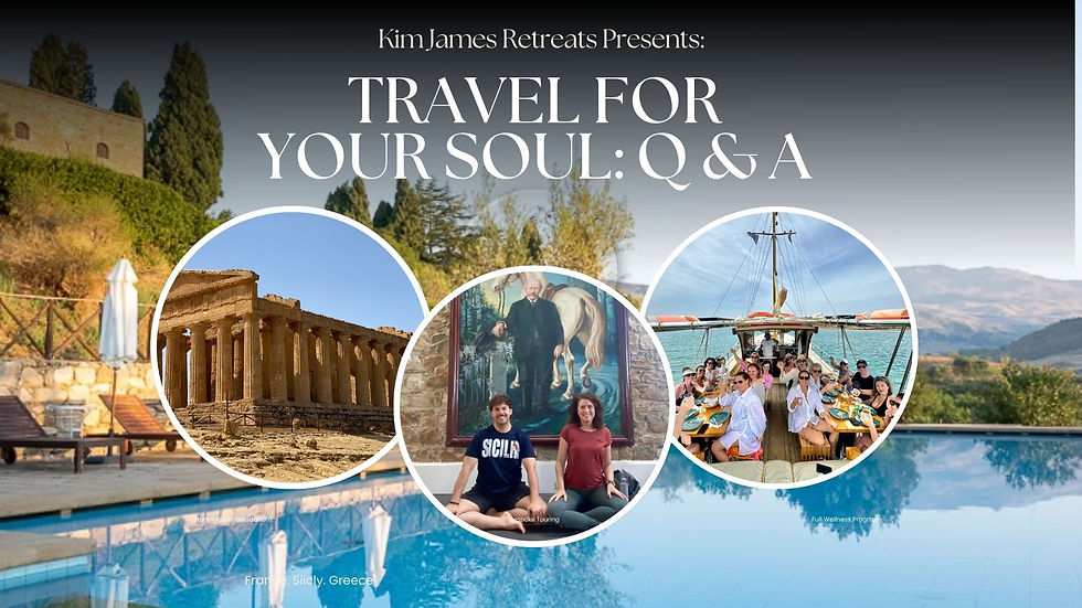 Travel For Your Soul: Q & A