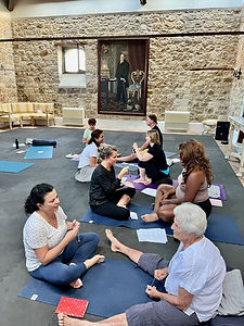 James teaching at the Sicily 2024 retreat
