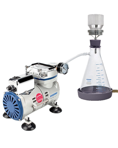 מערכת סינון נוזלים ראש נירוסטה עם משאבת ואקום