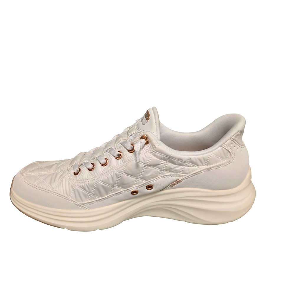 Thumbnail: Skechers strigaskór white slip-ins