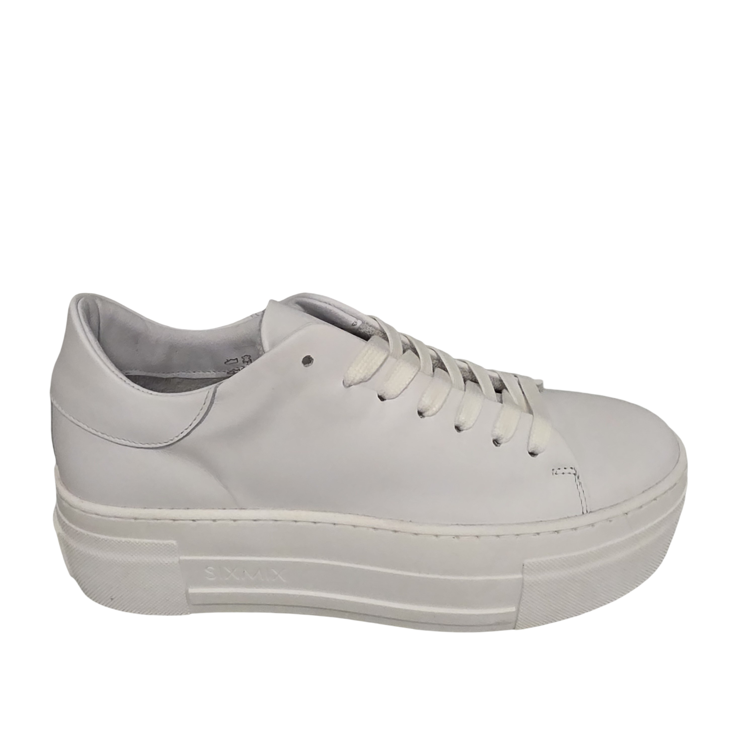 Sixmix dömu strigaskór White 