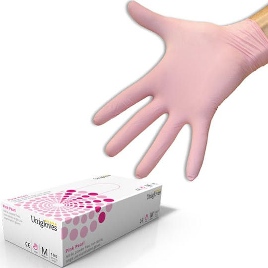 Miniaturbild: Uniglove Nitrile Gloves - Pink