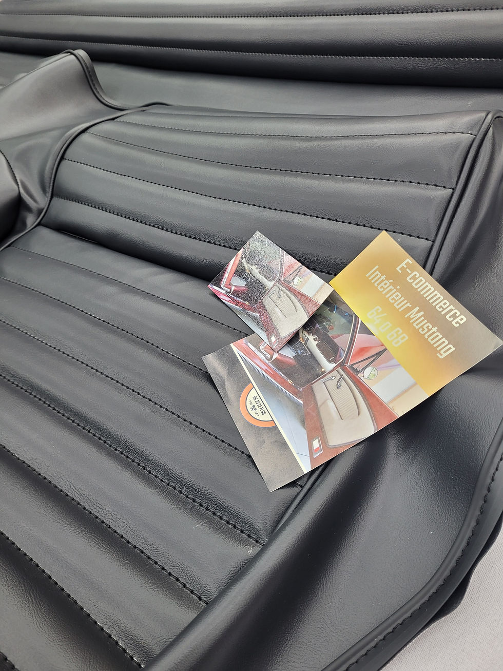 Miniature : Housses de Siege de la Banquette arrière Ford  Mustang 1965 Fastback Noir