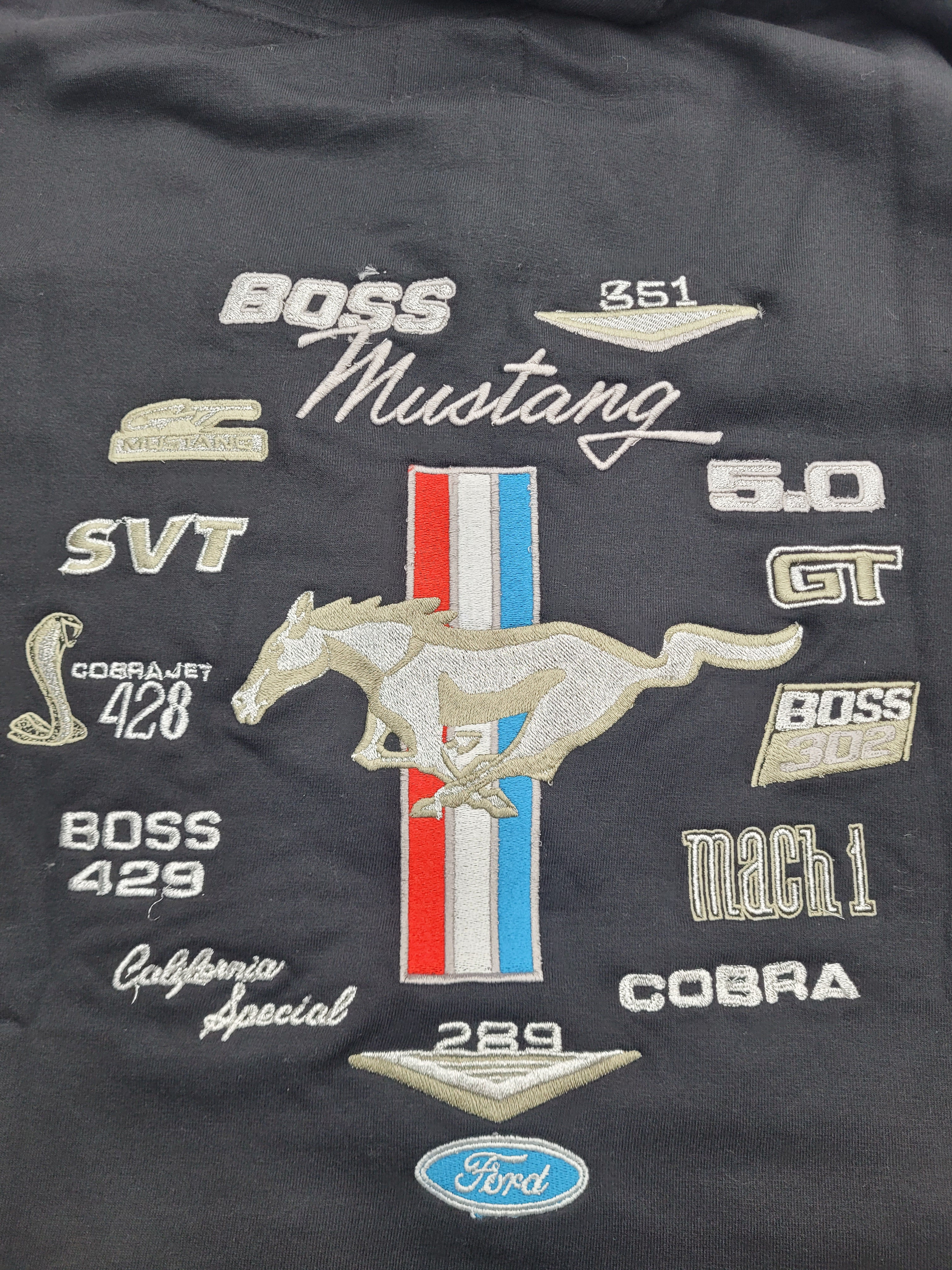 HOODY Homme Noir Mustang , taille M