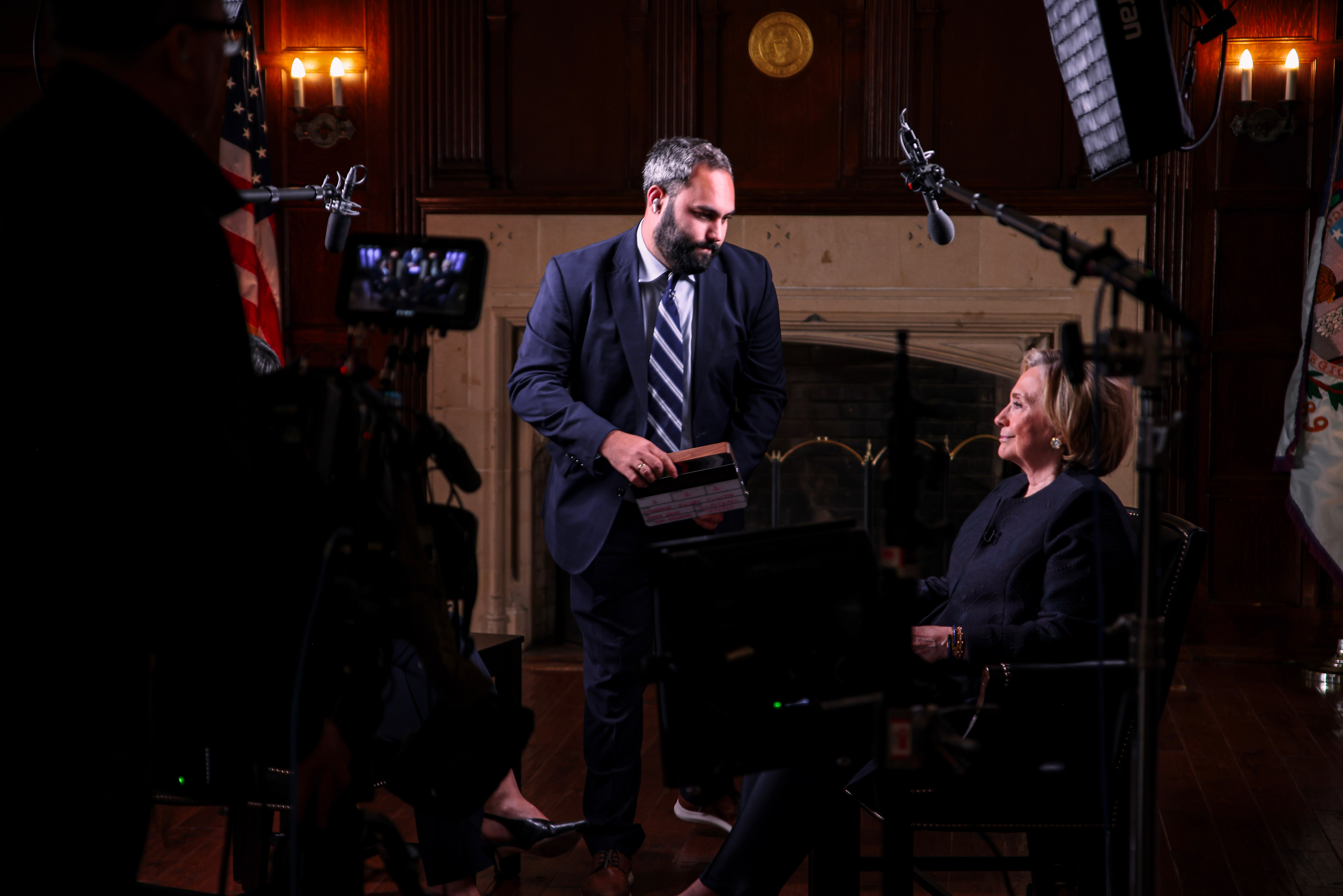 Multi-camera coverage of a national political event