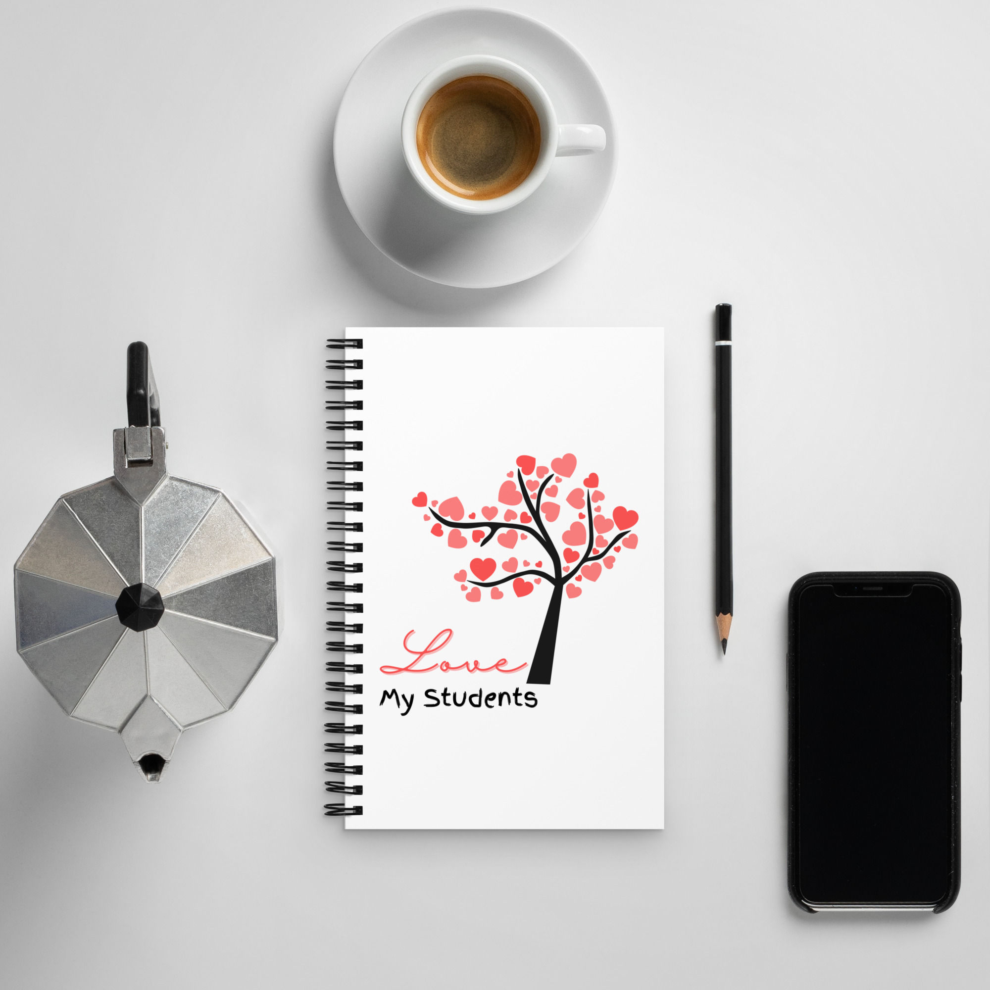 Spiral notebook Love Students