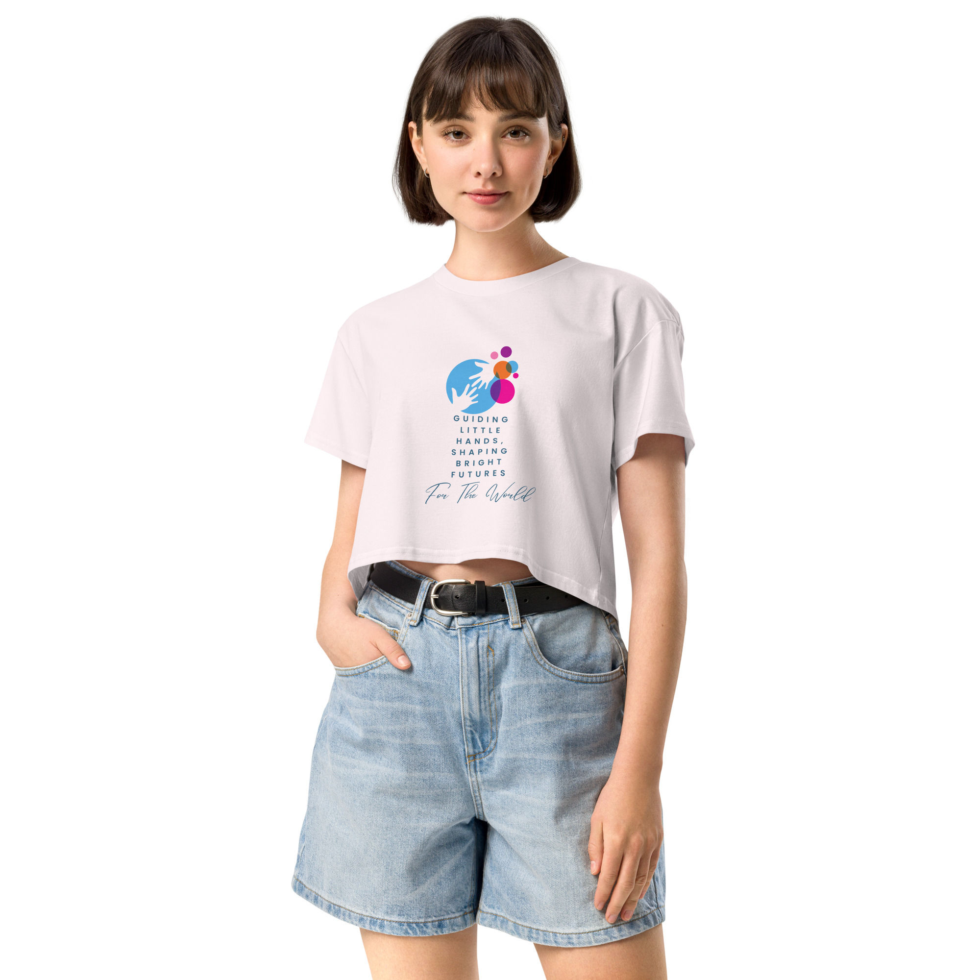 Women’s crop top Guiding little hands...