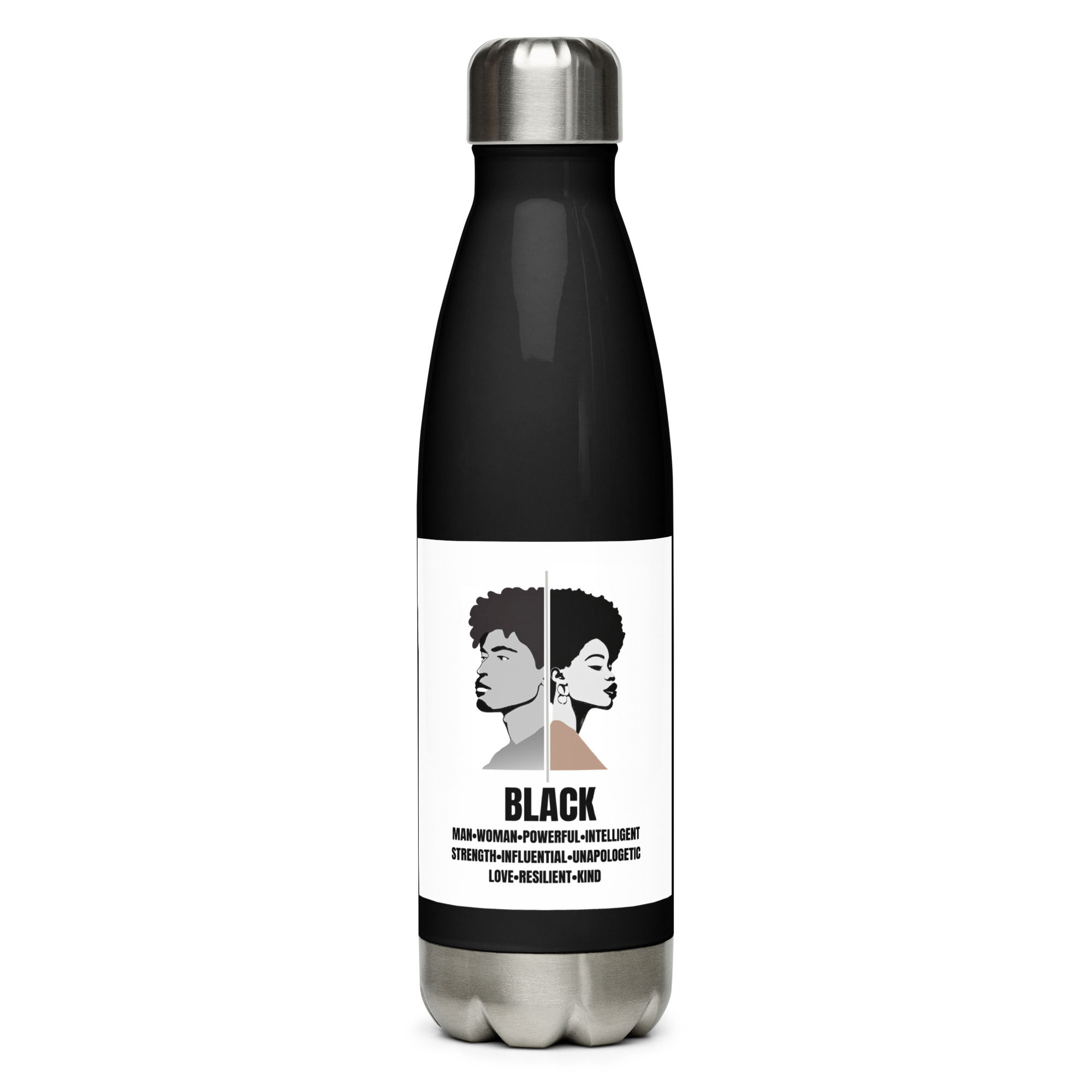 Stainless steel water bottle Black History Collection