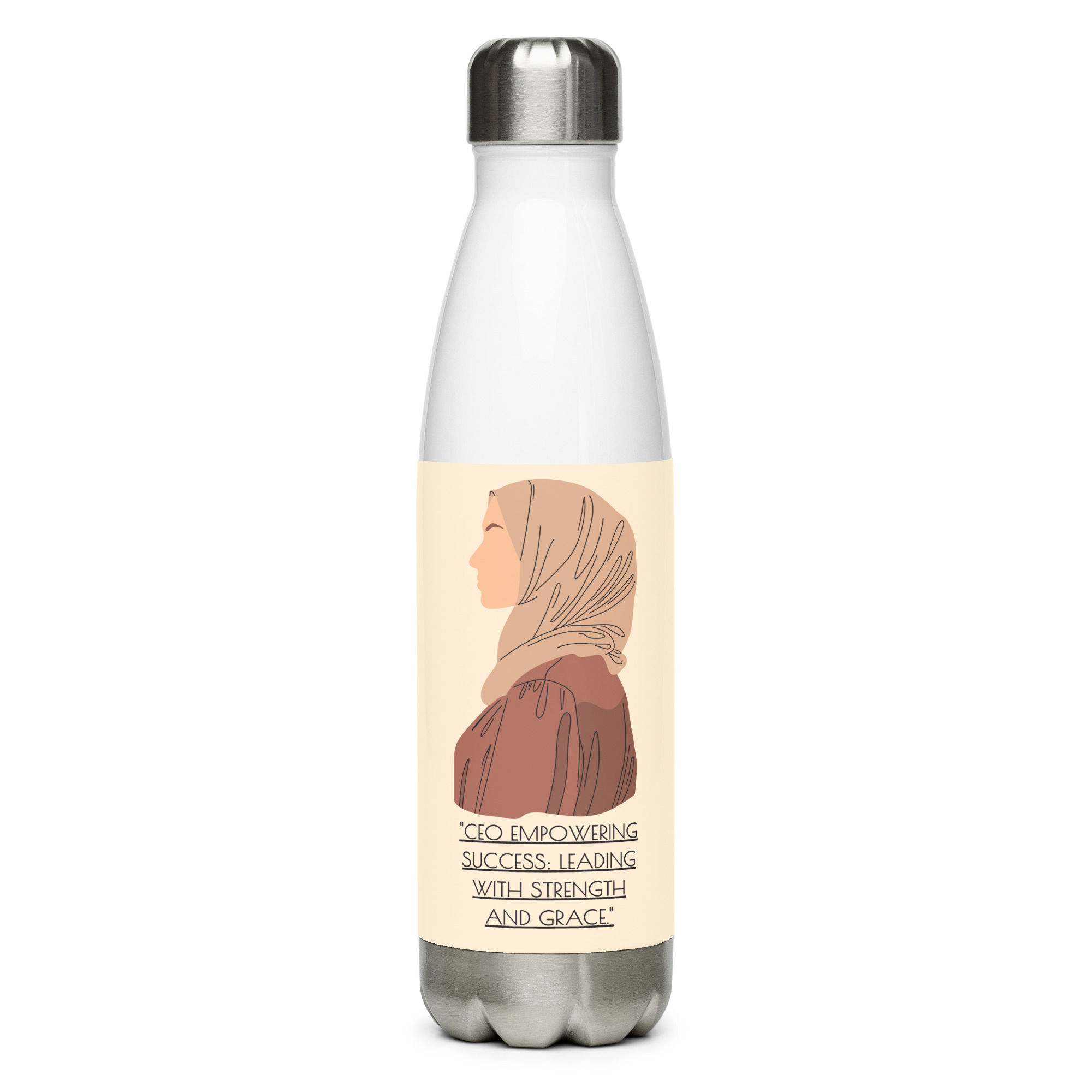 Stainless steel water bottle CEO Empowering Success Message