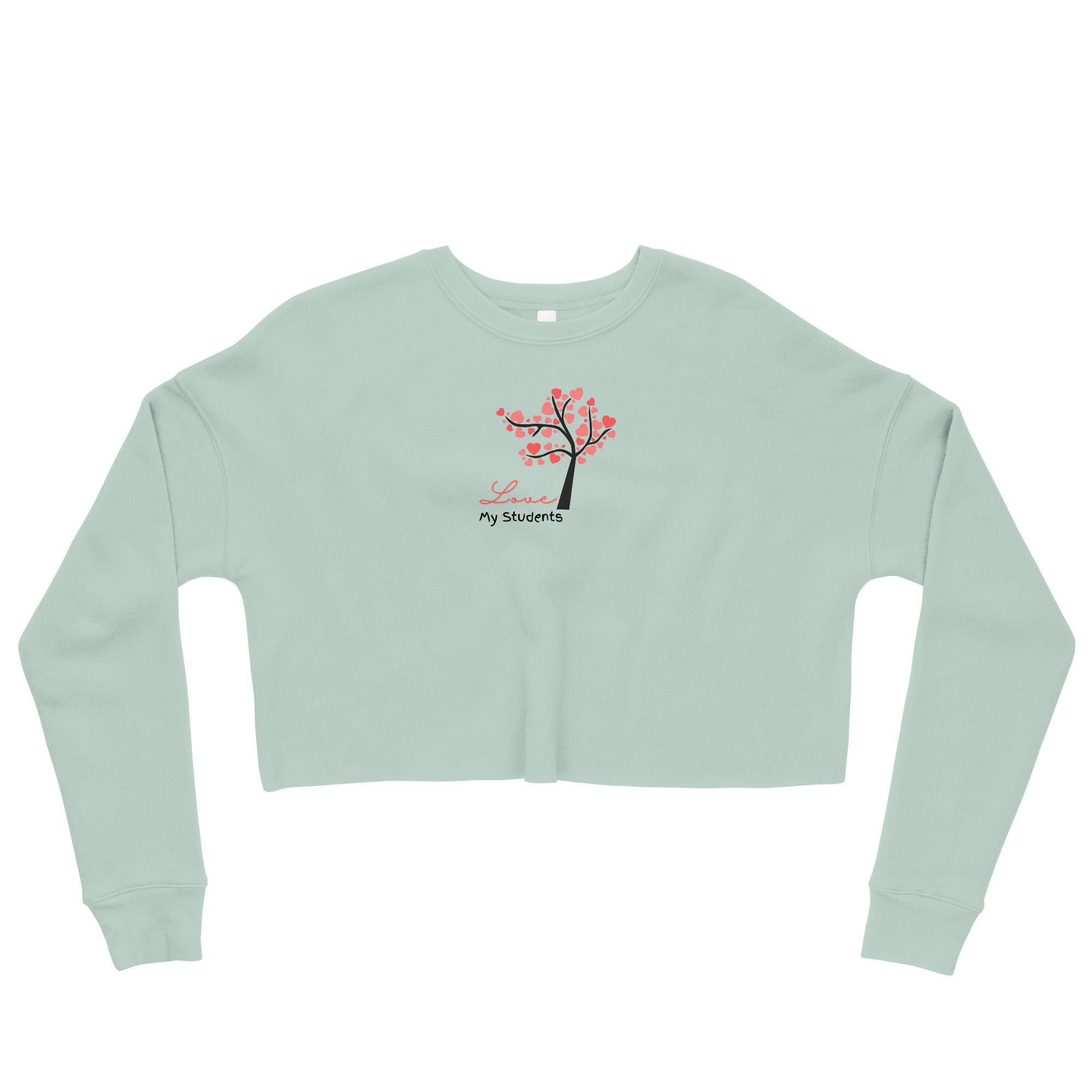 Crop Sweatshirt Love Students