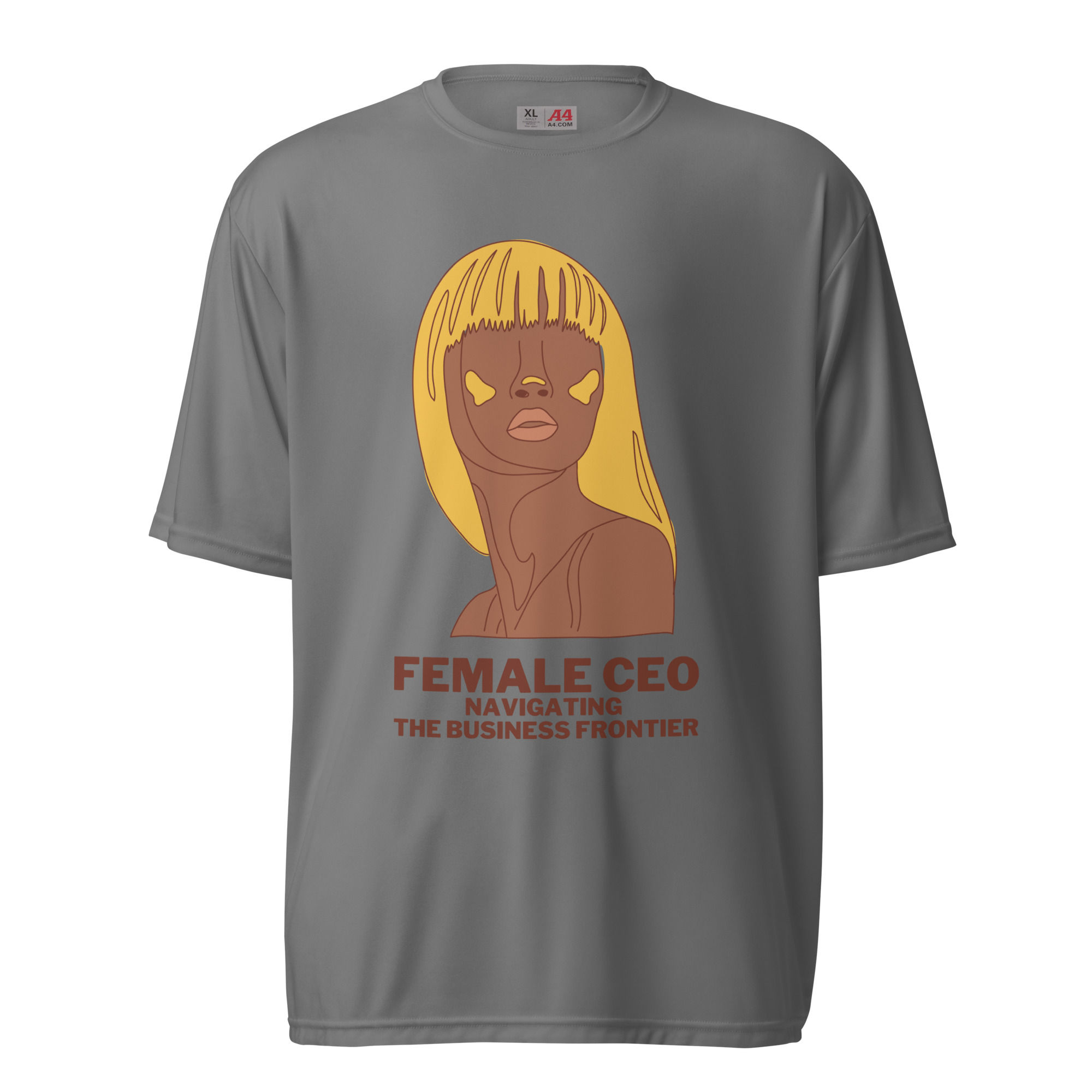 Unisex performance crew neck t-shirt Female CEO