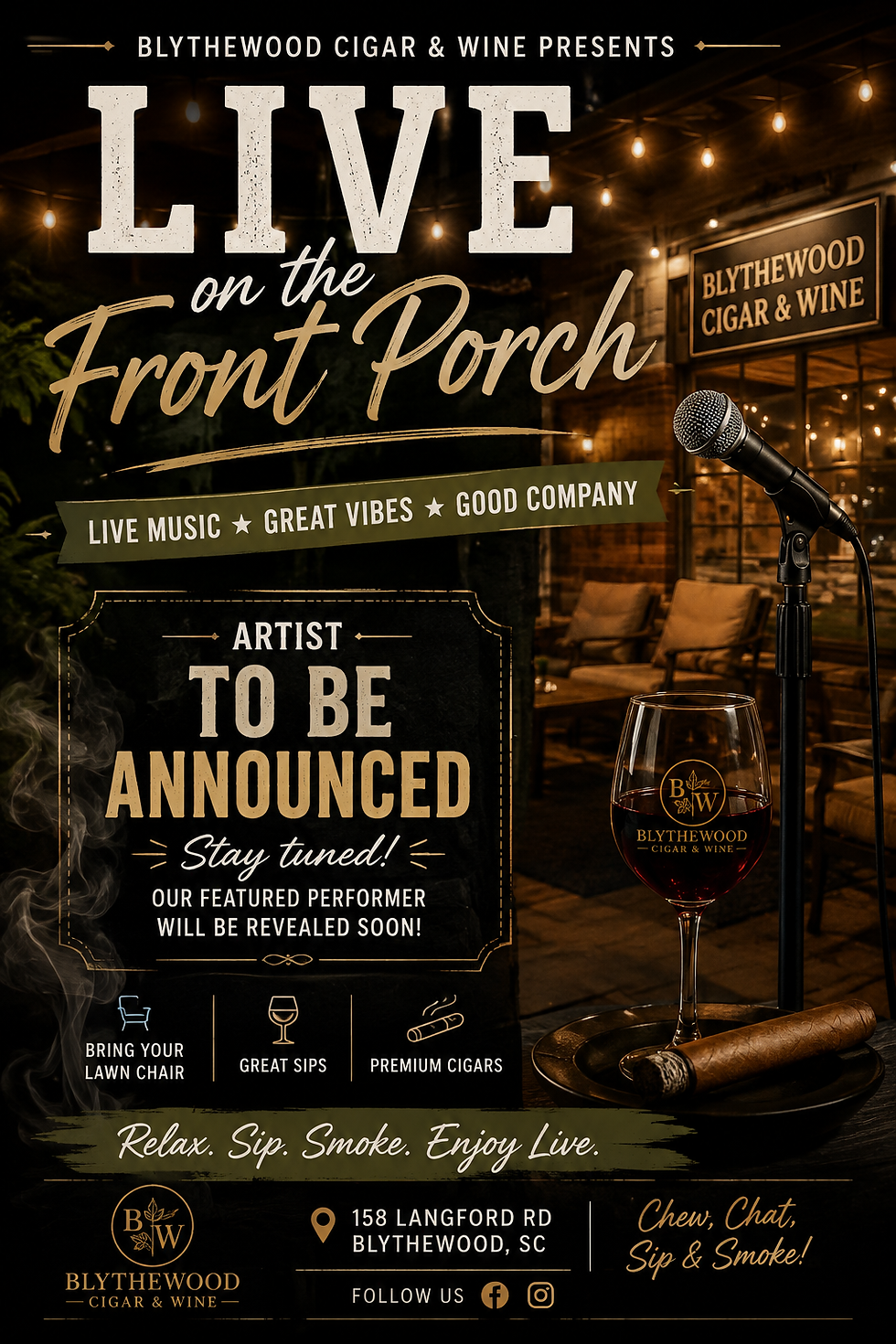 Live on the Front Porch