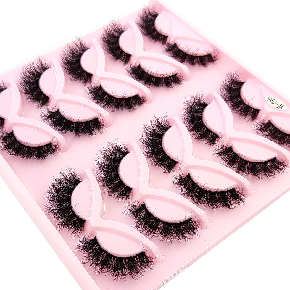 Thumbnail: HBZGTLAD - 3D Faux Mink Lashes (Wispy & Fluffy / 7–10 Pairs)