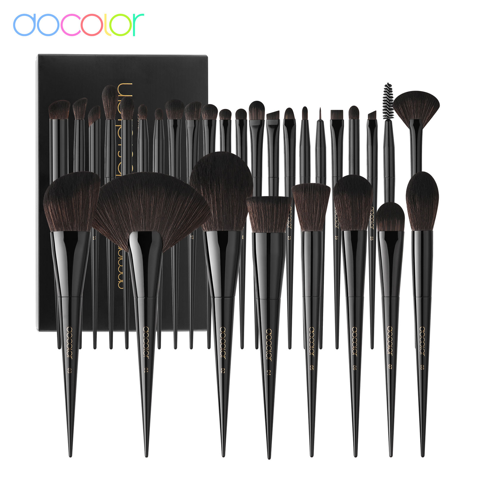 DOCOLOR - Professional Makeup Brush Set
