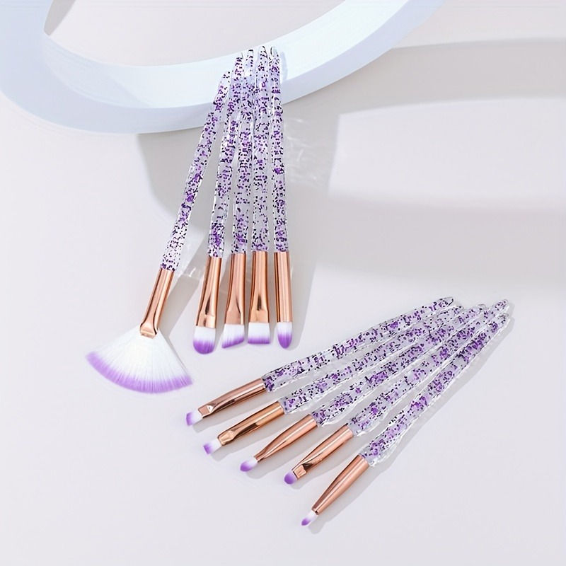 Thumbnail: Spiral Crystal - Makeup Brush Set (10 Pieces)