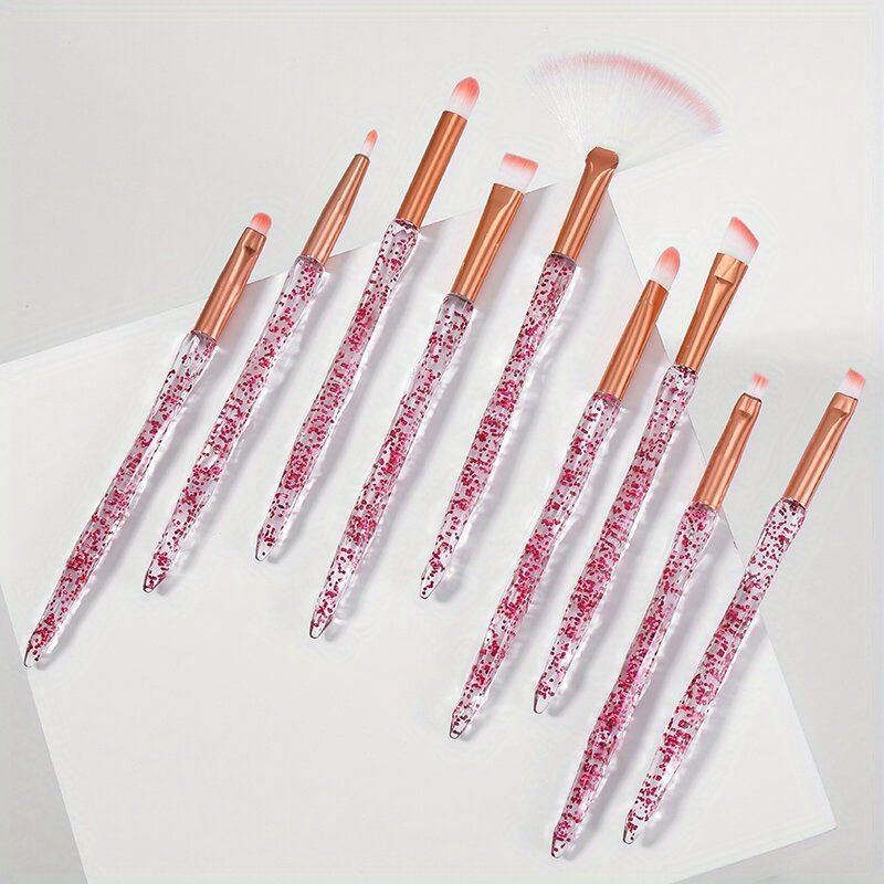 Thumbnail: Spiral Crystal - Makeup Brush Set (10 Pieces)