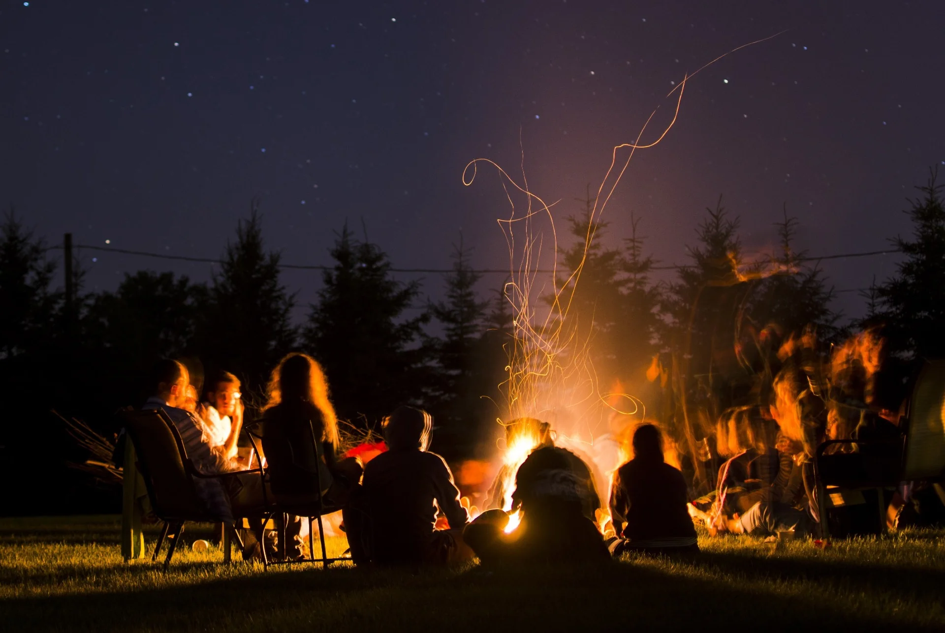 Campfire fun at Dewberry Farm