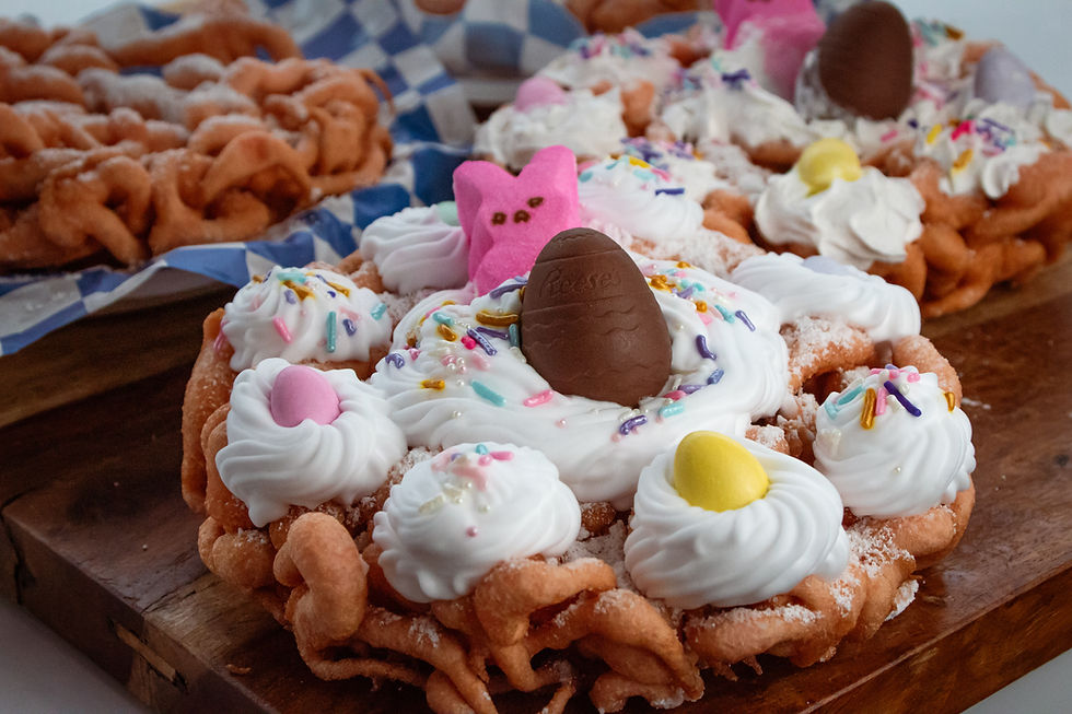 Easter Funnel Cakes