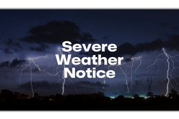 Severe Weather Notice: Tropical Storm Edouard