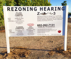 Rezoning Sign