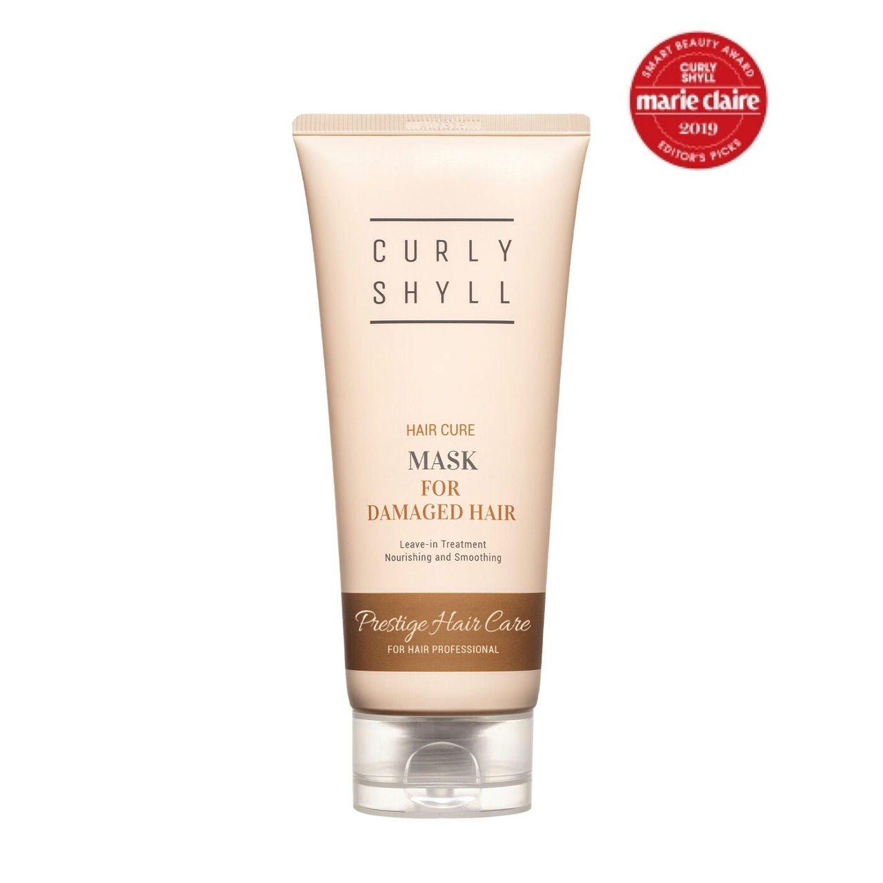 Незмивна термозахисна відновлююча маска для пошкодженого волосся CURLYSHYLL Hair Cure Mask