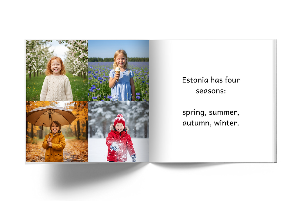 Thumbnail: Friends Around the World Estonia book content
