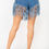 Thumbnail: Fringe Hem Denim Shorts